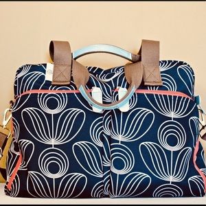 Orla Kiely Diaper Bag Navy